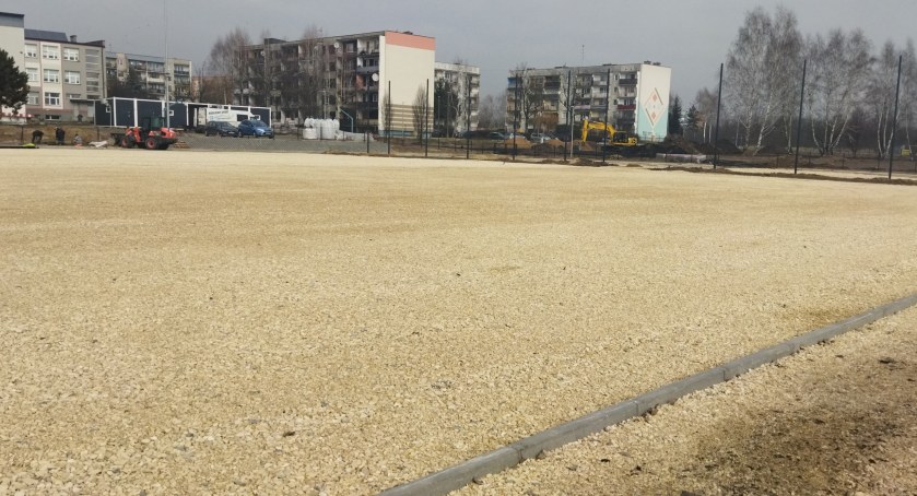 Na zdjęciu plac budowy, fot. Facebook/Radomsko Miasto Otwarte