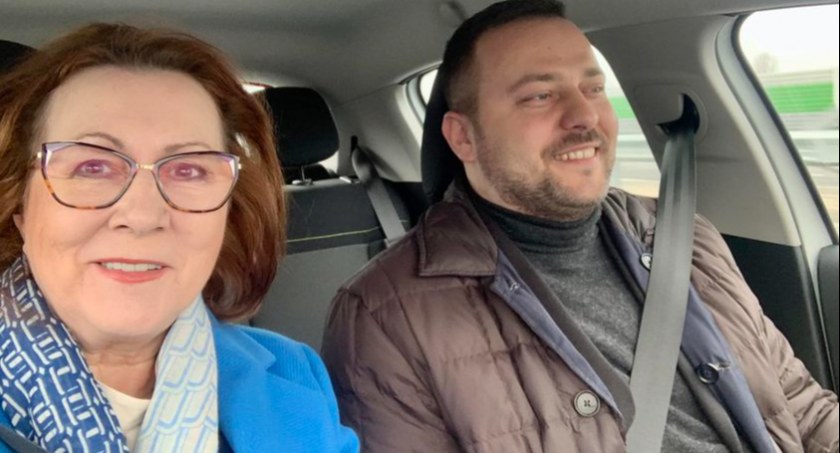 Na zdjęciu posłanka PiS Anna Milczanowska i Michał Koski, fot. Facebook/Anna Milczanowska