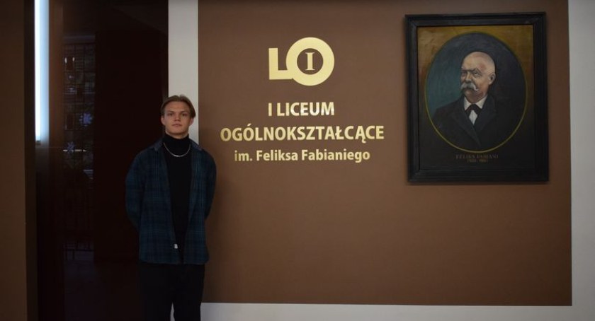 Na zdjęciu Marcin Rodzik, fot. Facebook/I LO