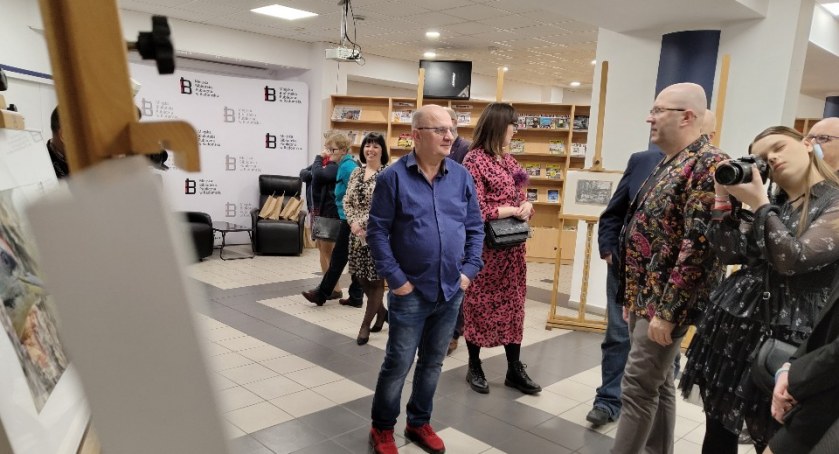 Na zdjęciu otwarcie wystawy w MBP
