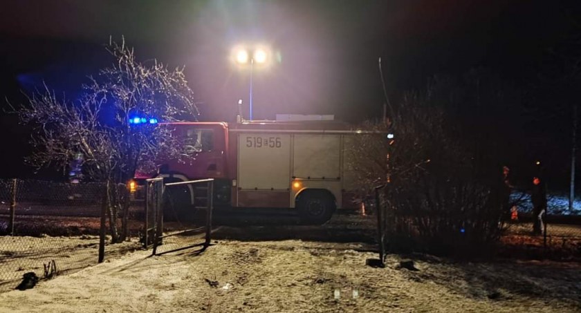 Na zdjęciu wóz strażacki, fot. Facebook/OSP Lgota Wielka 