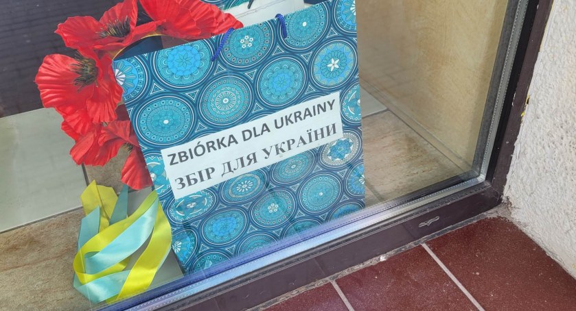 Na zdjęciu punkt zbiórki przy ul. Warszyca