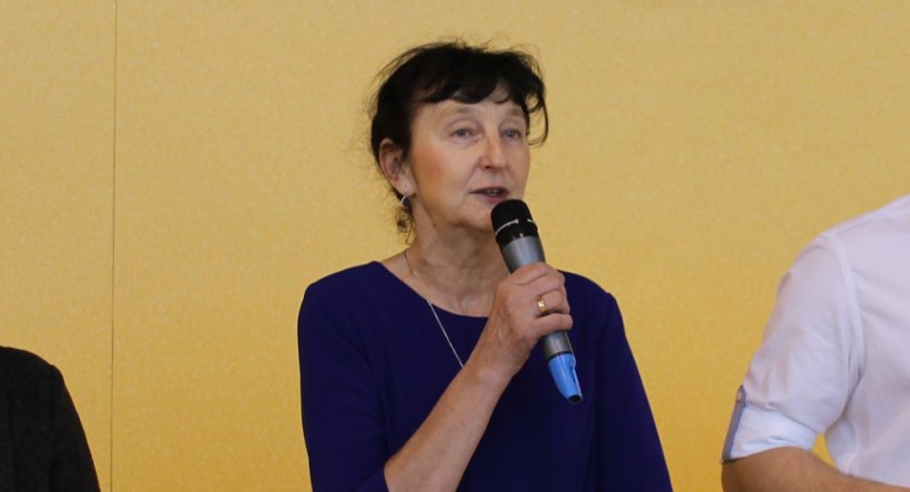 Na zdjęciu burmistrz Wiesława Janosik