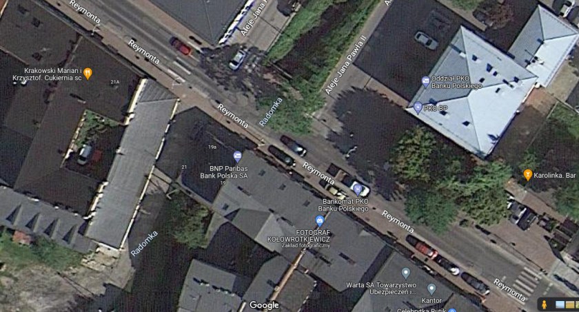 Na zdjęciu zrzut ekranu z map Google