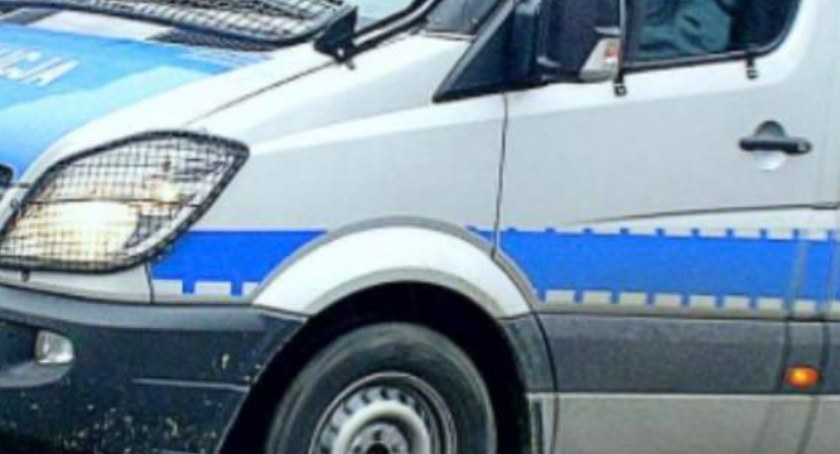 Na zdjęciu radiowóz KPP Radomsko 