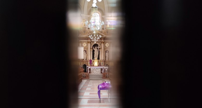 Na zdęciu kościół św. Lamberta w Radomsku
