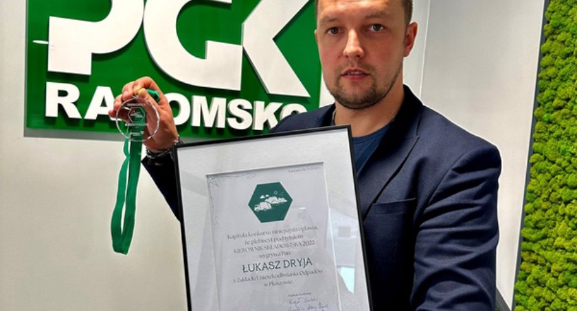 Na zdjęciu Łukasz Dryja, fot. PGK Radomsko