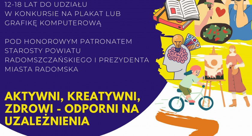 Na zdjęciu plakat konkursu