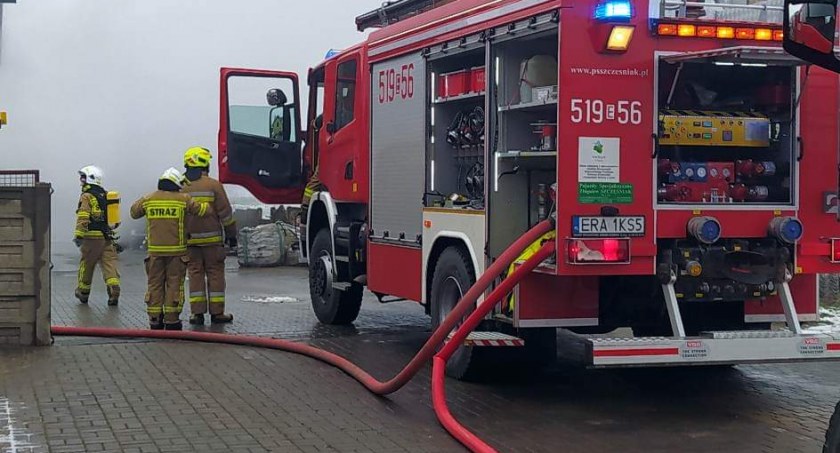 Na zdjęciu strażacy w akcji, fot. Facebook/OSP Lgota Wielka 