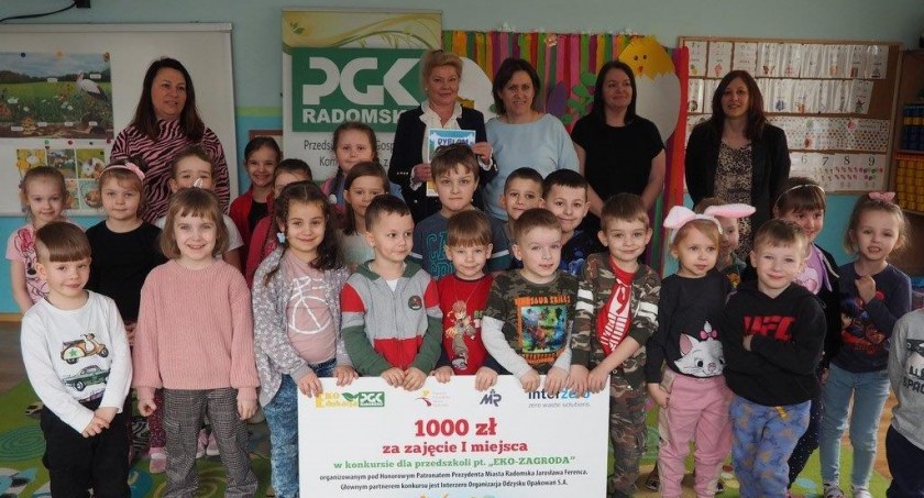 Na zdjęciu zwycięzcy konkursu, fot. Facebook/PGK Radomsko