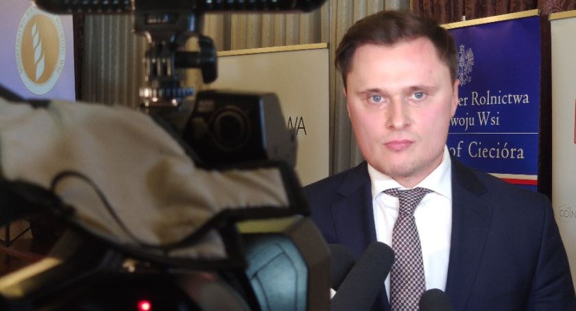 Na zdjęciu wiceminister rolnictwa Krzysztof Ciecióra. Fot. FB/KrzysztofCieciora