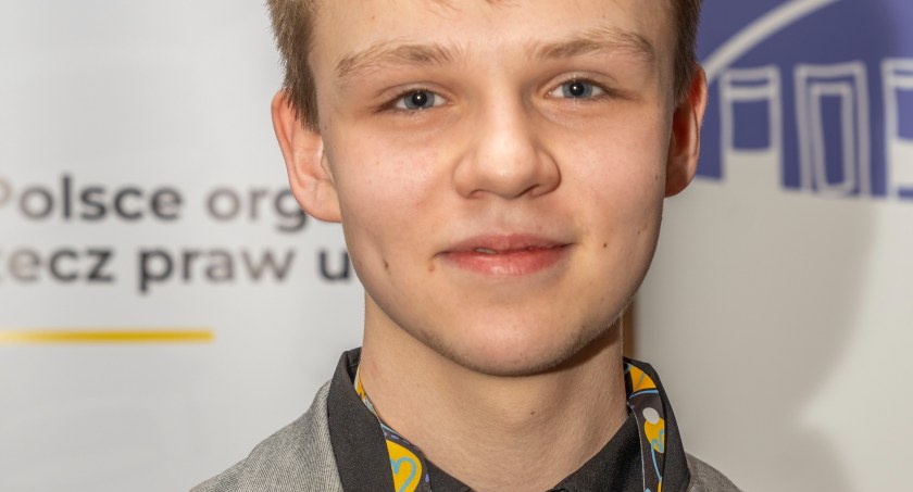 Na zdjęciu Błażej Wodyński