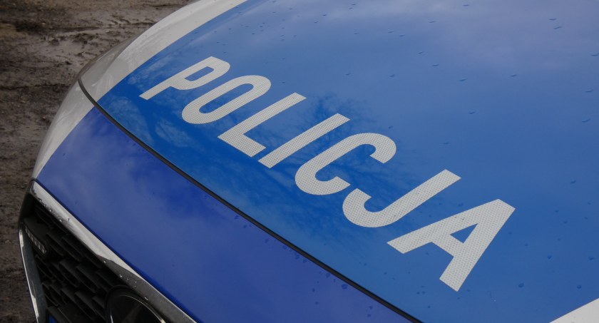 Na zdjęciu radiowóz KPP Radomsko