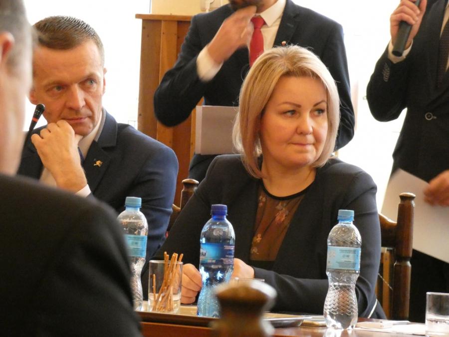 zdjęcie: Katarzyna Wośko (Koalicja Obywatelska) na sesji rady miasta