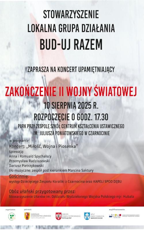 plakat koncert w Czarnocinie