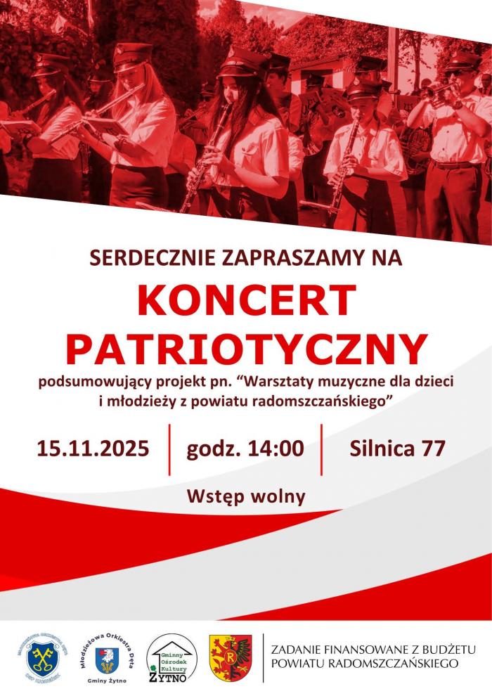 Plakat koncert Żytno Kamieńsk