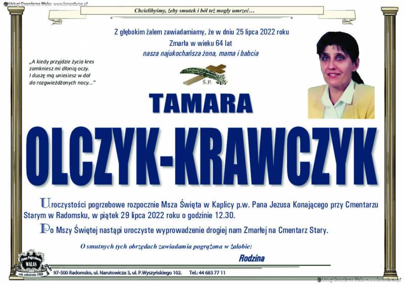 Tamara Olczyk-Krawczyk
