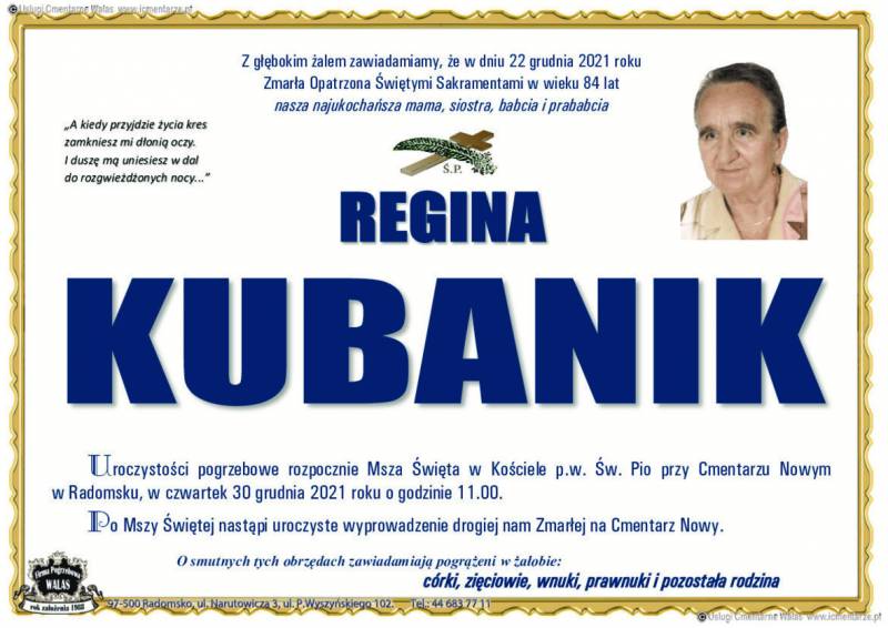 Regina Kubanik