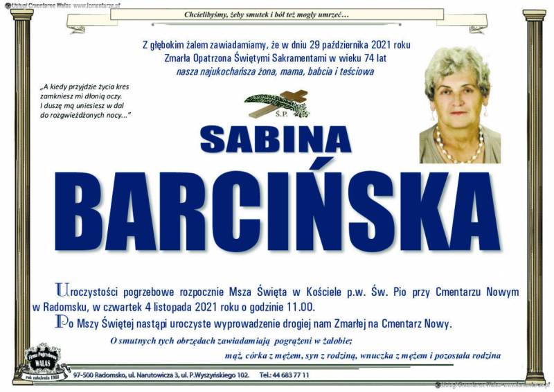Sabina Barcińska