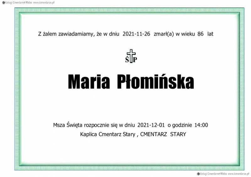Maria Płomińska