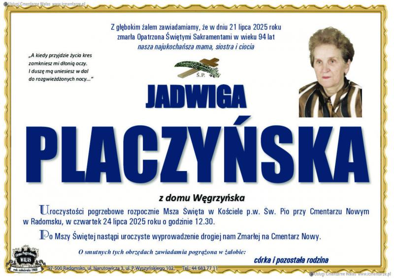 Jadwiga Placzyńska