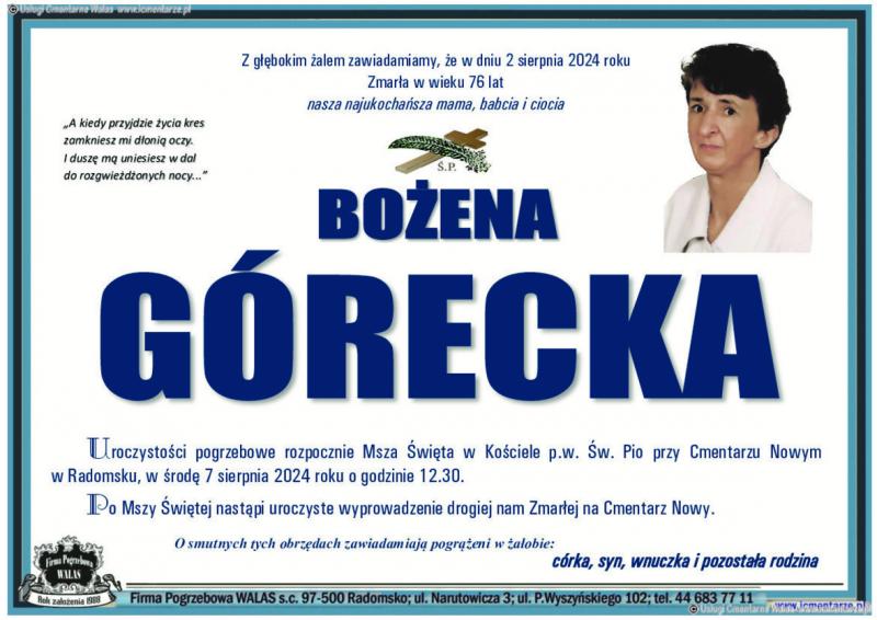 Bożena Górecka