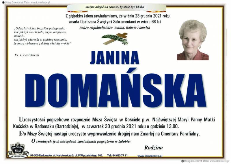Janina Domańska