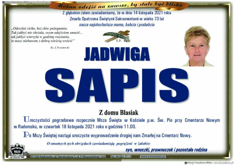 Jadwiga Sapis