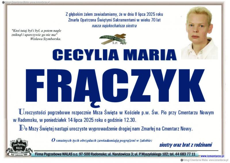 Cecylia Maria Frączyk