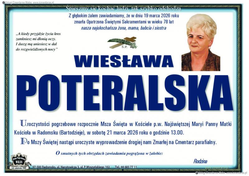 Wiesława Poteralska