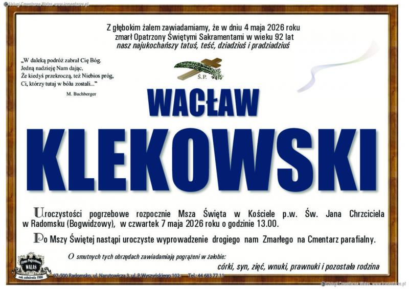 Wacław Klekowski