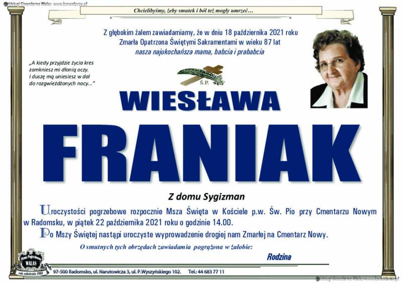 Wiesława Franiak