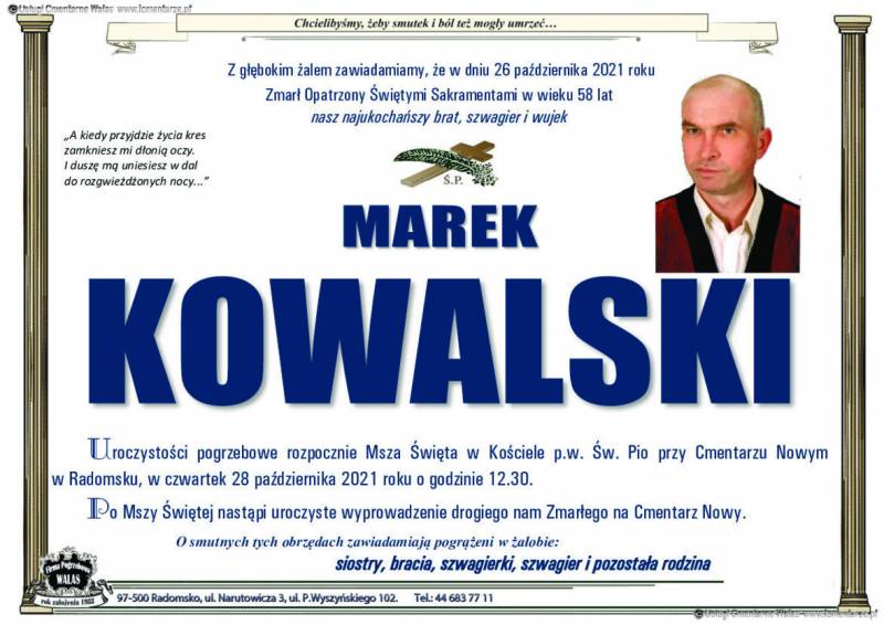Marek Kowalski