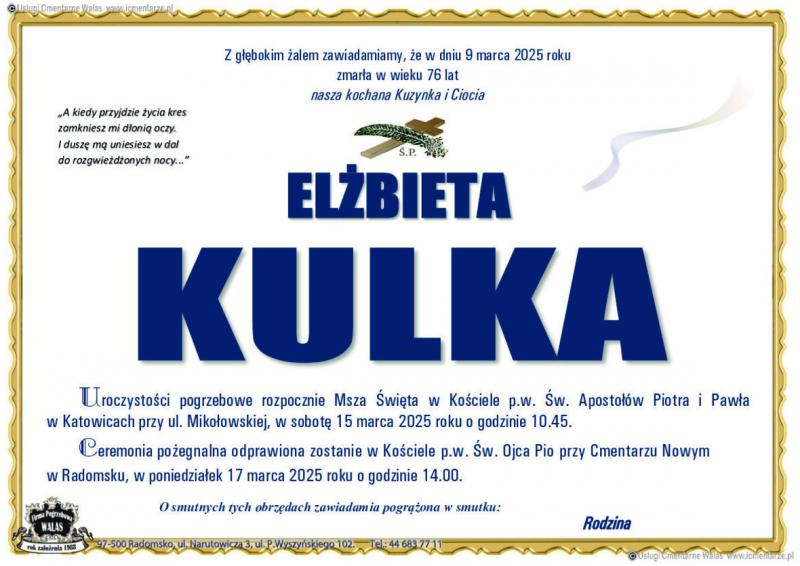 Elżbieta Kulka
