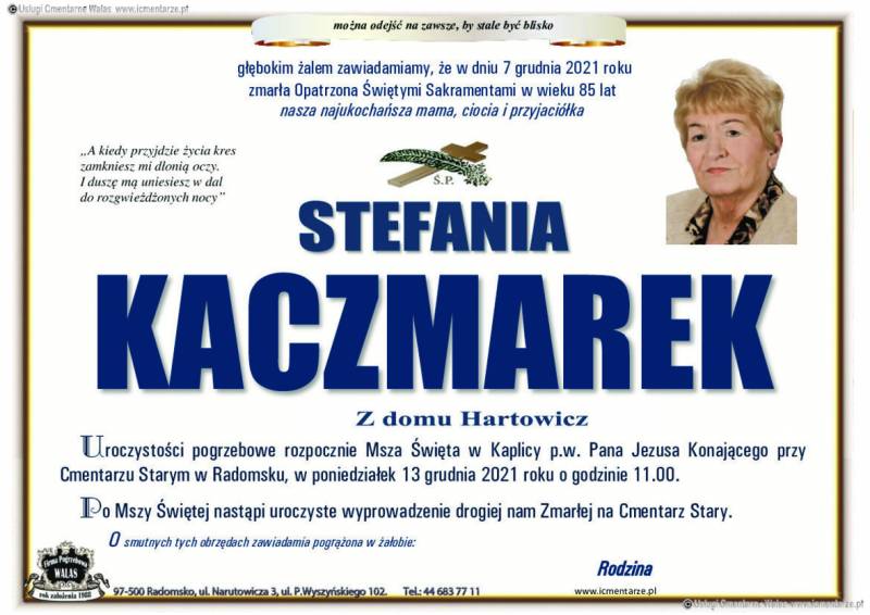 Stefania  Kaczmarek