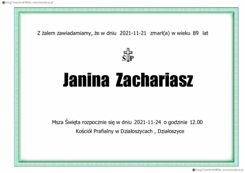 Janina Zachariasz