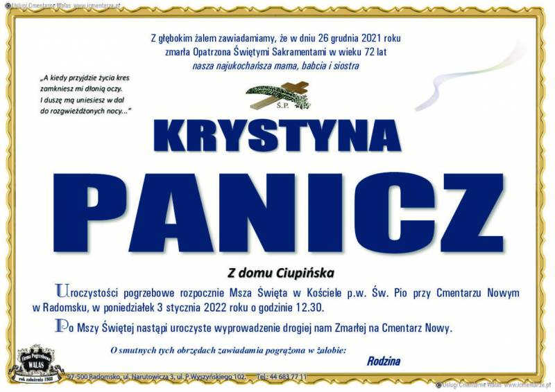 Krystyna Panicz