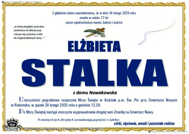 Elżbieta Stalka