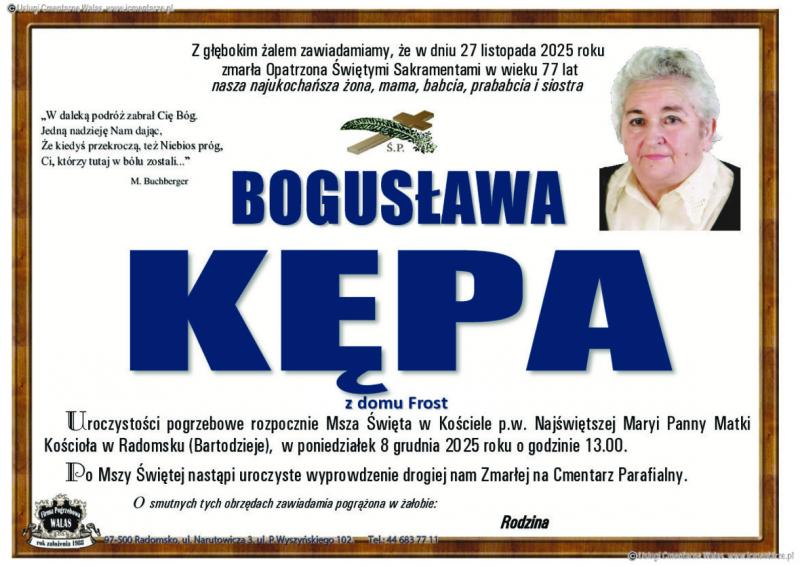 Bogusława Kępa