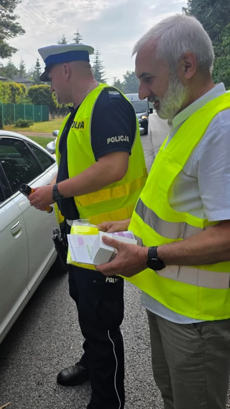 Trzeźwy Poranek w Radomsku. Kilka minut opóźnienia w zamian za pewność, że na drodze nie ma pijanych kierowców