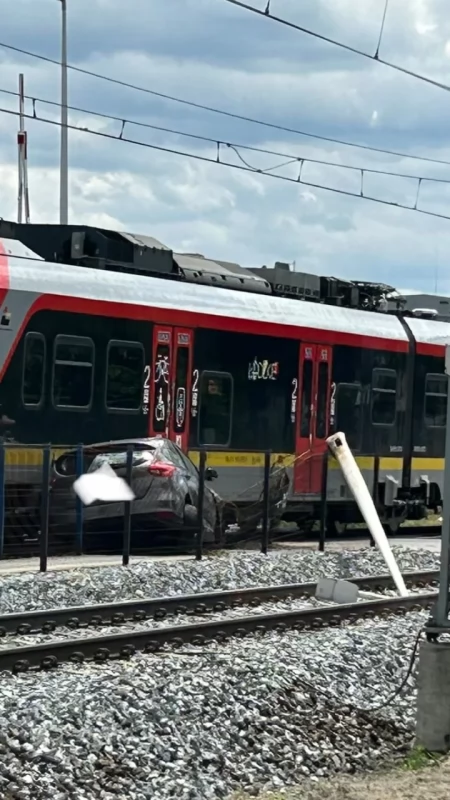 Radomsko [PILNE] Wypadek na przejeździe kolejowym przy Kościuszki