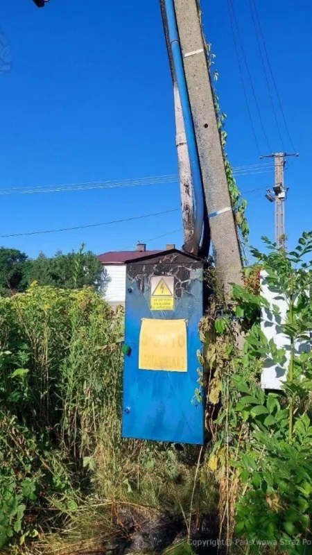 Pożar transformatora w gminie Lgota Wielka. Na miejscu trzy zastępy straży pożarnej