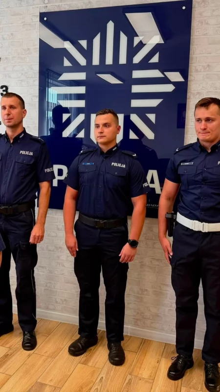 KPP Radomsko. Marcin Zieliński, Kacper Gałwa i Mateusz Bąkowicz awansowani na wyższe stopnie
