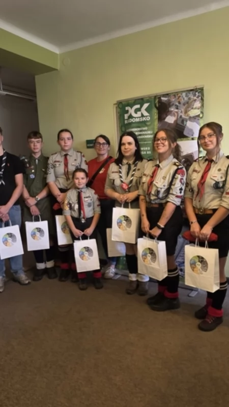 PGK dziękuje młodym wolontariuszom. Harcerze pomogli w czasie wielkiej awarii wody
