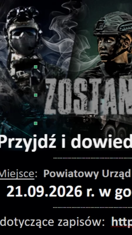 Chcesz zostać żołnierzem? Powiatowy Urząd Pracy zaprasza do Mobilnego Punktu Rekrutacyjnego