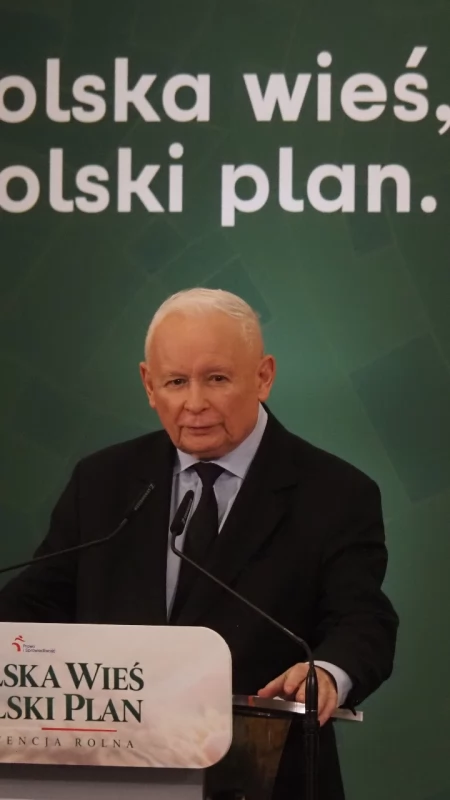 Kaczyński jedzie do Dobryszyc i obserwuje: na wsi co dom, to willa