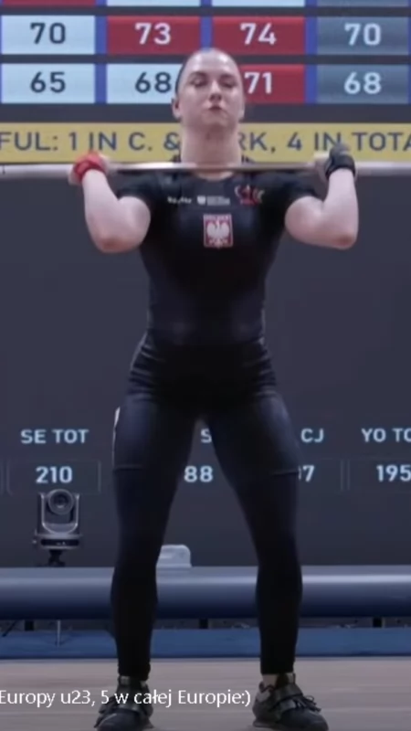 Oliwia Drzaga wywalczyła medal w Mistrzostwach Europy juniorów w podnoszeniu cieżarów