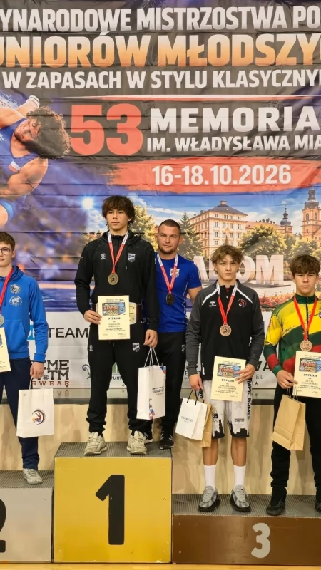 Radomszczanin Antoni Koćwin mistrzem Polski kadetów. Trzeci raz z rzędu