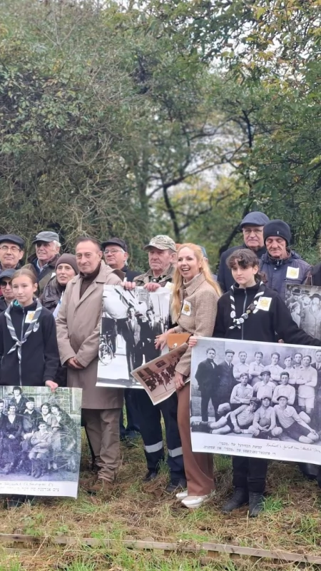 Uroczystość Yizkor na cmentarzu żydowskim. Upamiętniono pomordowanych w obozie zagłady