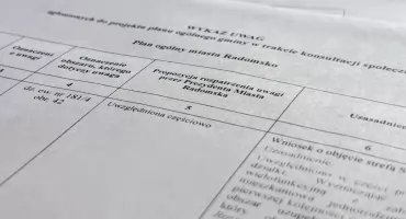 CZĘŚĆ 5: Mamy wstępną listę uwzględnionych i odrzuconych przez miasto uwag mieszkańców do Planu Ogólnego [UWAGI 264-319]